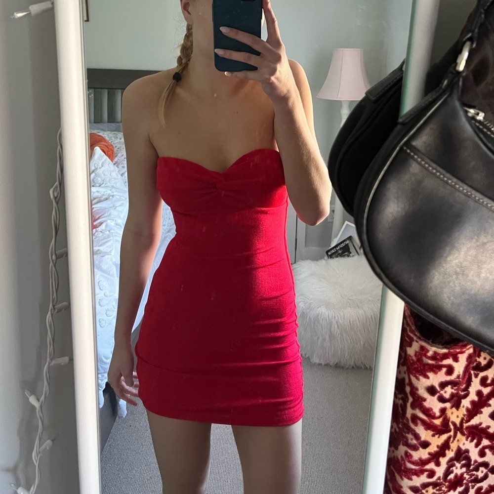 princess polly bodycon strapless dress